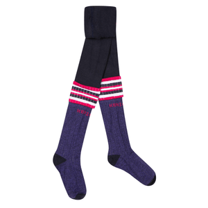 MOM LOVES ME ケンゾー ガールズ ネイビーブルー＆ピンク レギンス (4～6歳)