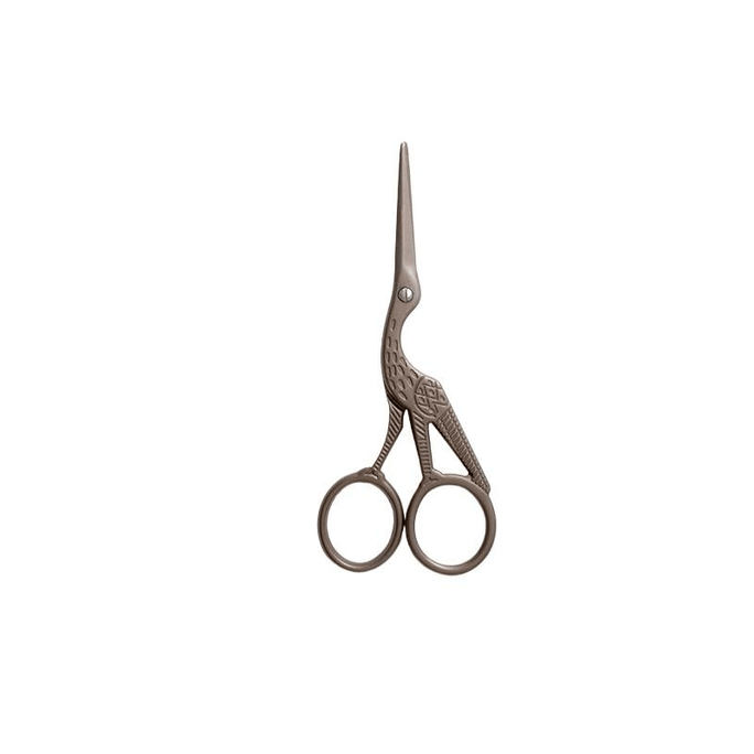 【中国直邮】 南山先生 仙鹤茶剪创意小剪刀功夫茶道茶具配件 大号铜色 11.7cm