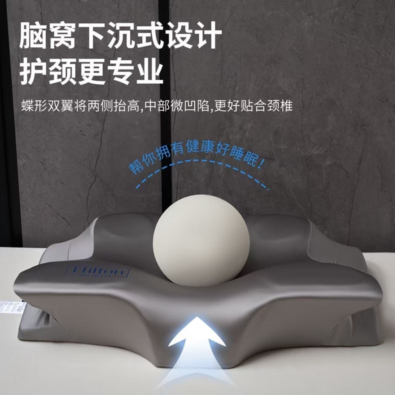 【中國直效郵件】 智家 蝶形記憶枕護頸枕*1件