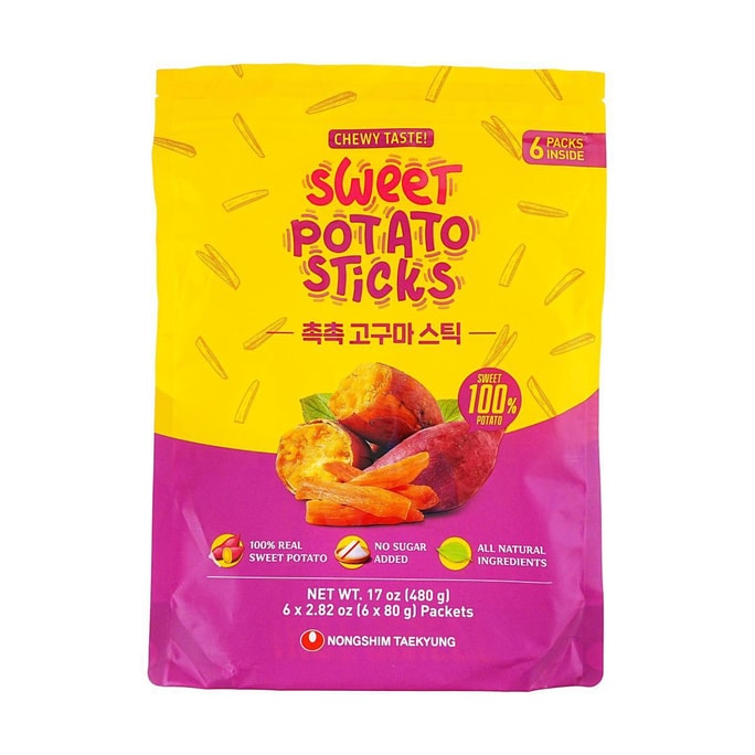 Sweet Potato Sticks 6pc 17 oz
