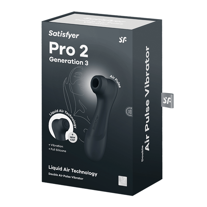 【北美直邮】德国Satisfyer Pro 2 Generation 3 吮吸按摩器- 暗灰色