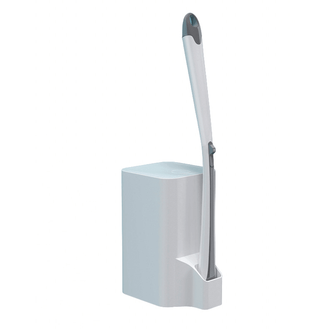 Disposable toilet brush can be wall-mounted cleaning brush + 24 brush heads + 8 lavender fragrance brush heads