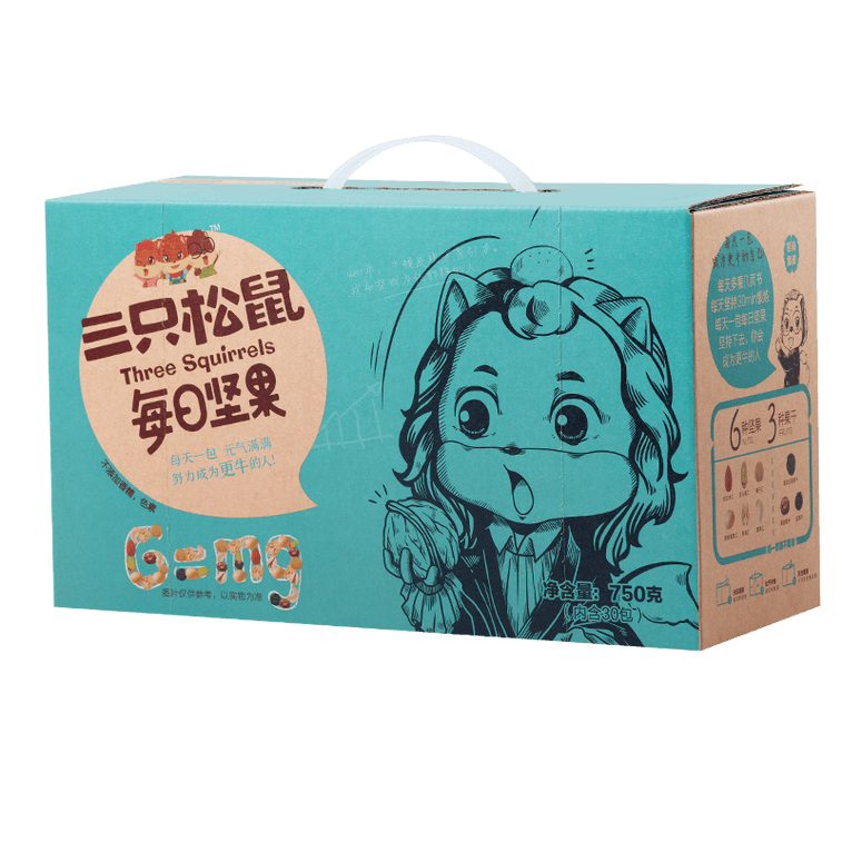 三只松鼠每日坚果750g/30天装 5