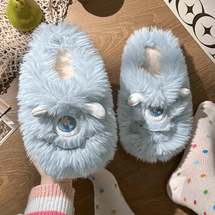 Slippers 9358 Cyclops Elf Cotton Slippers Light Blue 40-41