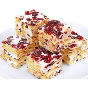 Snowflake Crisp [Cranberry & Milky Flavor] [About 16 packs] [Two Flavors] Approx. 200g * 1 Bag