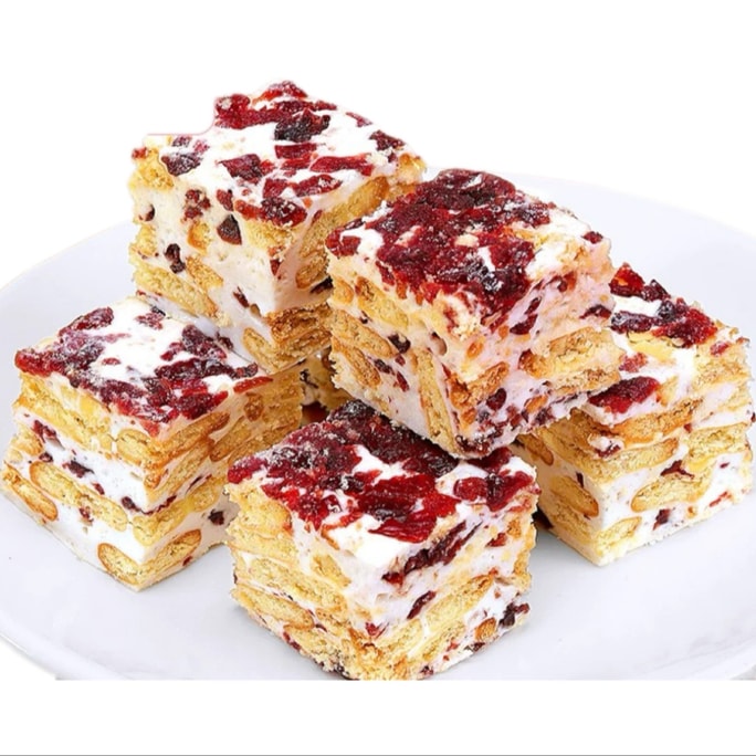 Snowflake Crisp [Cranberry & Milky Flavor] [About 16 packs] [Two Flavors] Approx. 200g * 1 Bag