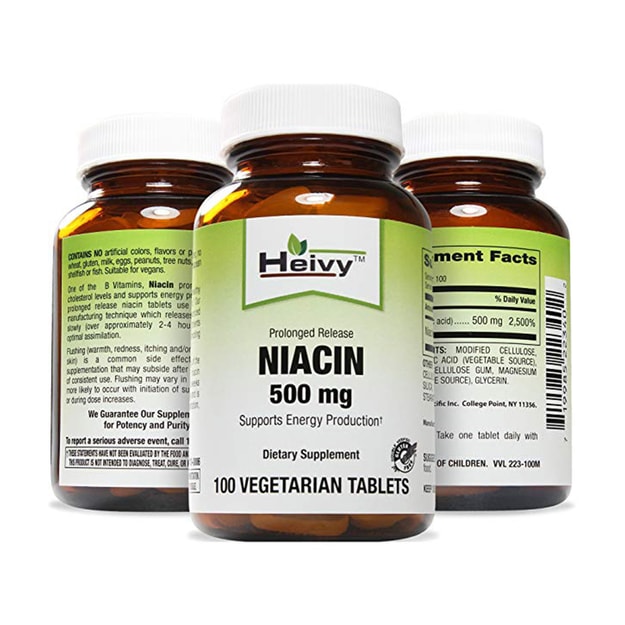 海维维生素b3 100片 促进健康胆甾醇水平脑功能和能量生产|维持皮肤