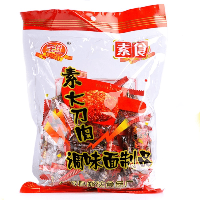中国直送 玉仔菜食肉 辛い細切り 辛い菜食肉 子供の頃懐かしい ネットセレブ スナック スナック レジャー食品 ギフトパック 212g*1 大袋 約35小袋