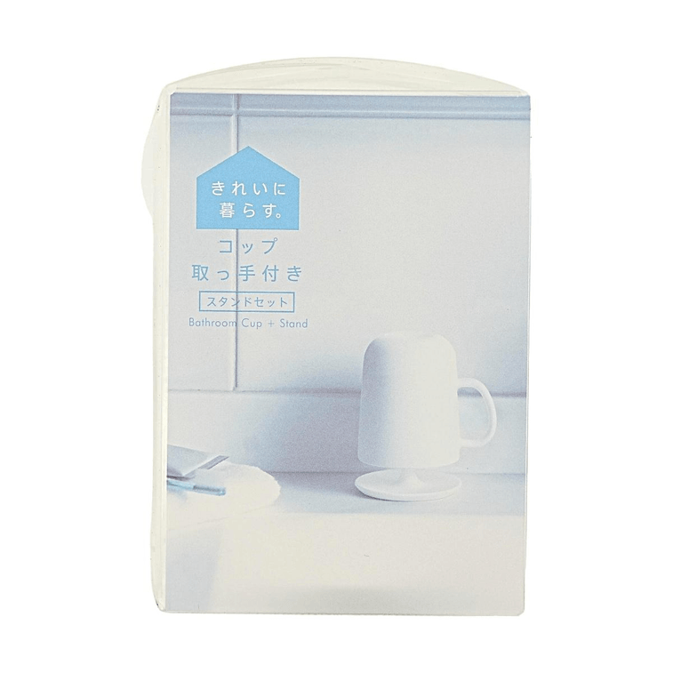 Cup Holder Set With Handle, Clear Type, Cup Draining Storage, Bathroom Countertop Organizer 5