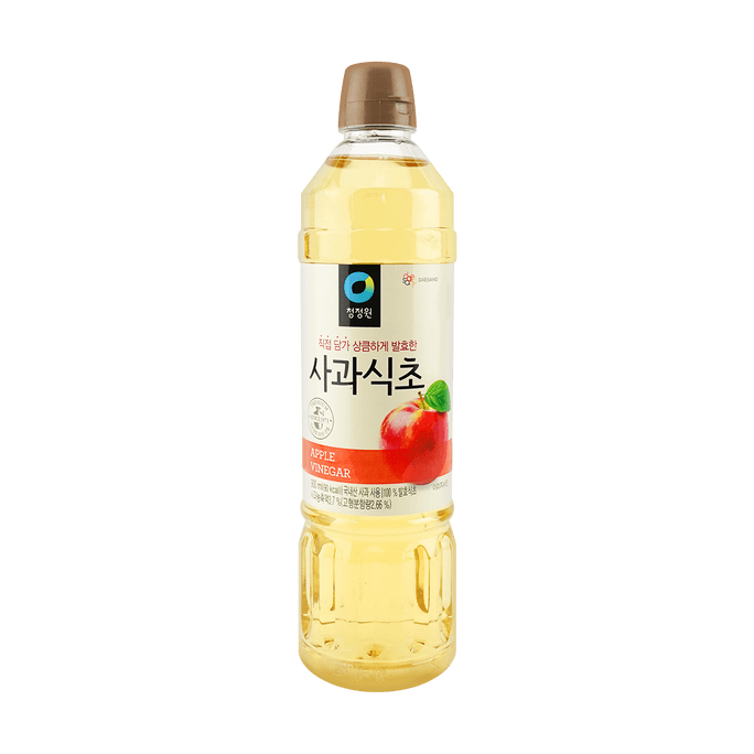 韩国O'FOOD清净园 苹果醋 调味果醋 900ml【适用于沙拉冷面寿司】