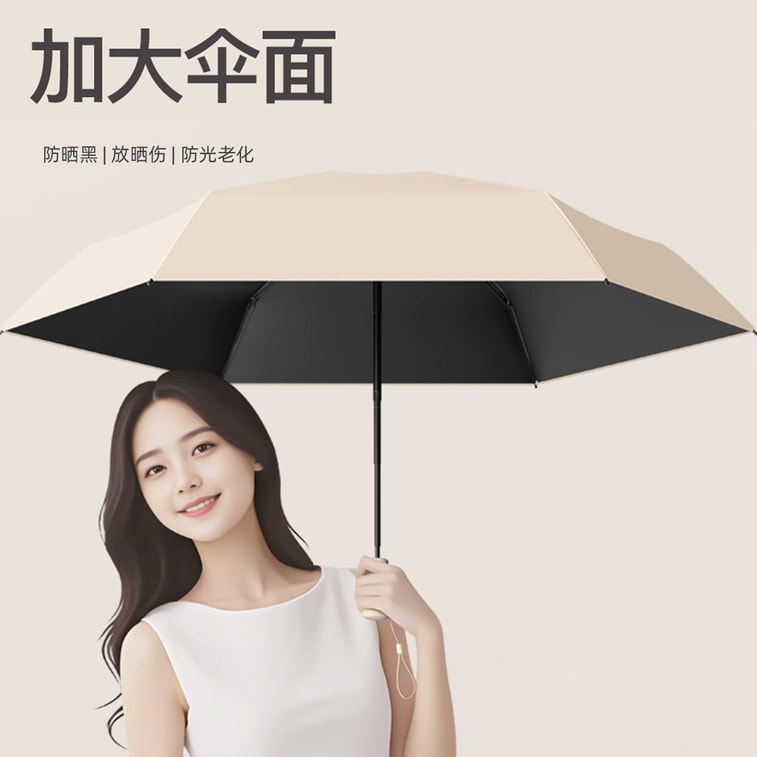 [中国から直送] HSPM 伸縮ハンドル 超軽量 ミニ傘 晴雨兼用 日焼け防止 UVカット 伸縮ハンドル付き 折りたたみ傘 翡翠イエロー - カプセルボックス 傘1本 8