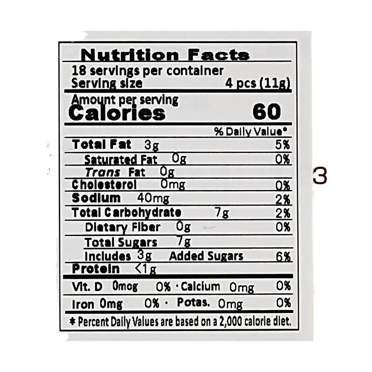 日本TOHATO桃哈多 醇香芝麻味薄脆饼干 72枚入 198g 3