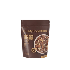 Hazelnut Black Chocolate Baked Oats 400g/ Bag
