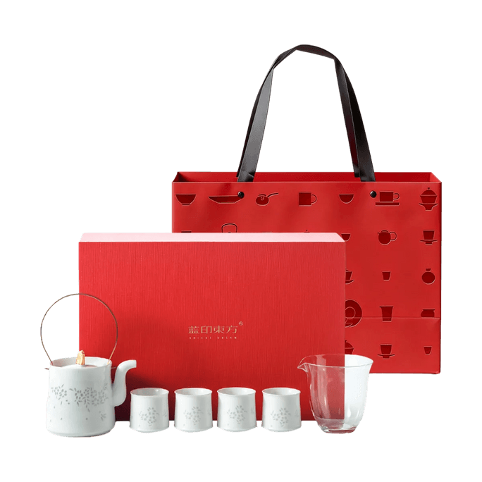 蓝印东方 融光-玲珑 (壶*1、공도*1、杯*4)