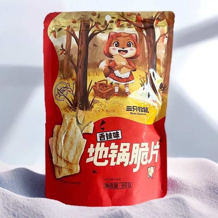 三リスのスパイシーせんべい（85g） - 中国の旧正月にぴったりの、おいしくて満足できるおやつです。 4