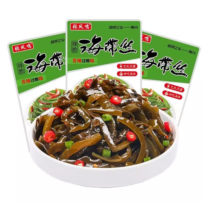 Spicy kelp shredded instant snack food under the opening bag spicy crisp cold mix 1 bag 30g