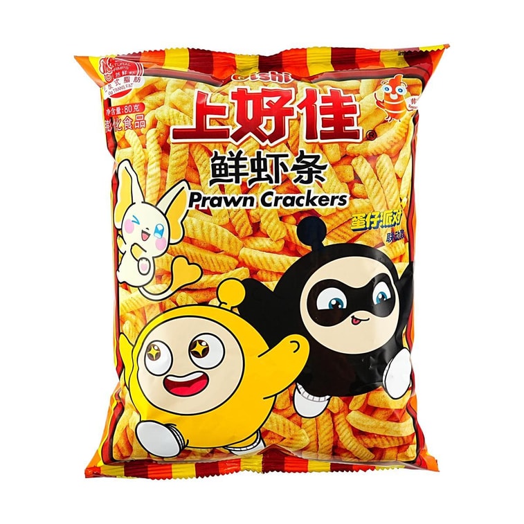 OISHI上好佳 非炸鮮蝦條 原味 80g 3