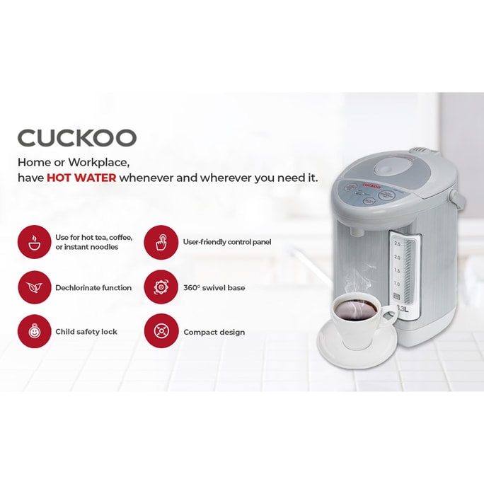 Cuckoo CWP-333G 3.3-liter Electric Thermo Pot