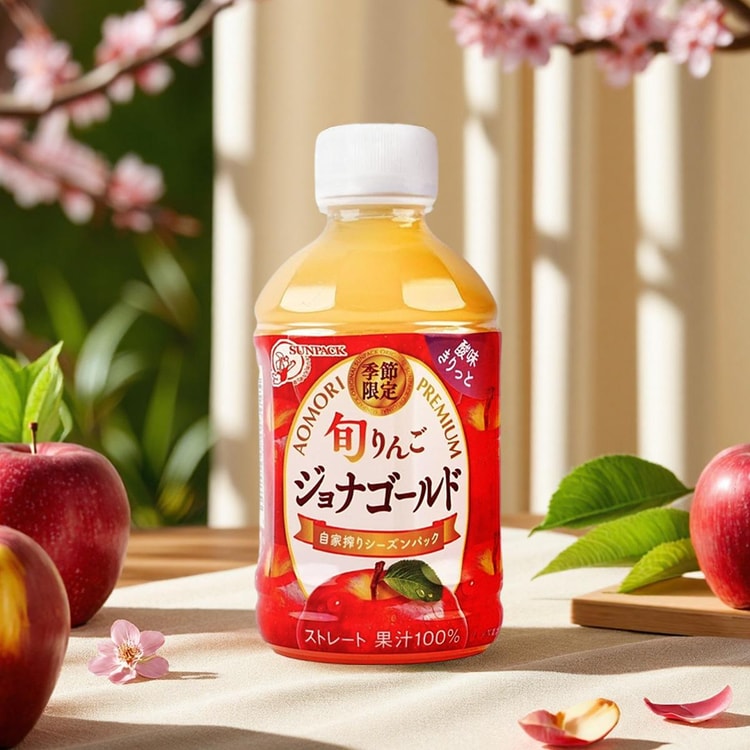 SUNPACK Seasonal Aomori Apple Juice ,9.46 fl oz - Yami.com
