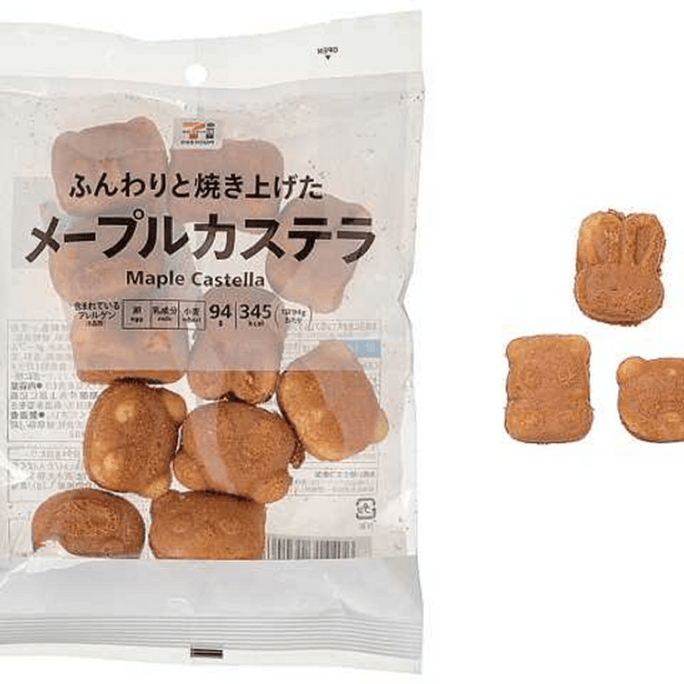 [일본 직송] 일본 7-11 711 편의점 메이플 시럽 케이크 1팩