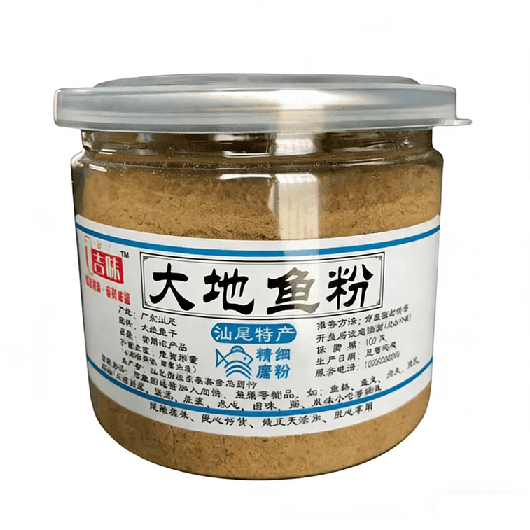 一吉味品 【深海魚乾調味粉】大地魚粉 虻魚秘製調味料 潮汕特產 50g*3罐【150g】 做香腸 雲吞麵調料粉 10