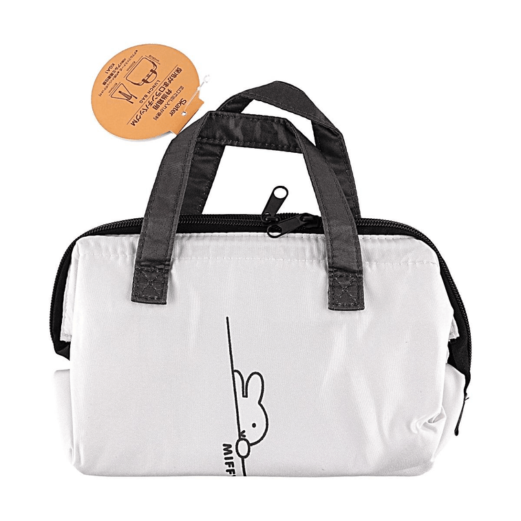 Miffy Clasp Lunch Bag M Size 【Insulated】【Wide Opening Design】 7