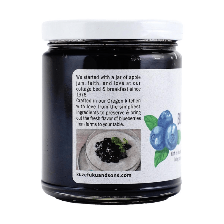 日本KUZEFUKU & SONS久世福商店 蓝莓果酱 312g【面包冰淇淋涂抹酱】 4
