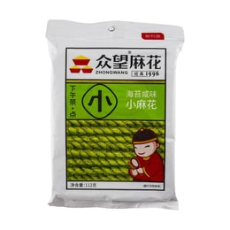众望 小麻花 海苔咸味 112g 包装随机发送