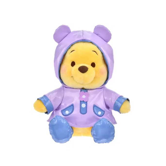 Tokyo Disney 2024 Raincoat Series Doll Winnie The Pooh 26×21×16cm