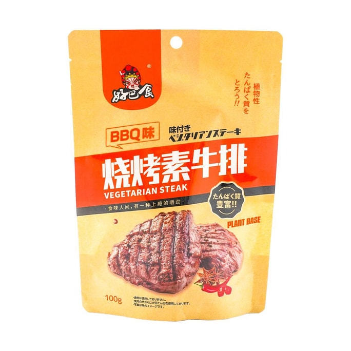 Vegetarian Jerky-BBQ, 3.53 oz