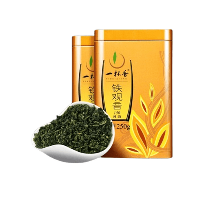 [중국 직송] 이베이샹 2025 신차 안시 철관음 우롱차, 250g*2캔, 정품