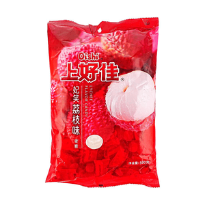 上好佳 妃笑荔枝味硬糖 水果糖 500g