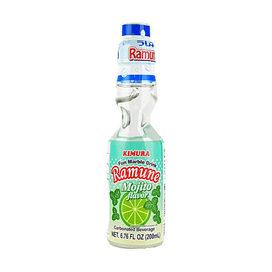 KIMURA DRINK Fun Marble Drink Ramune Soft Carbonated Drink Yuzu