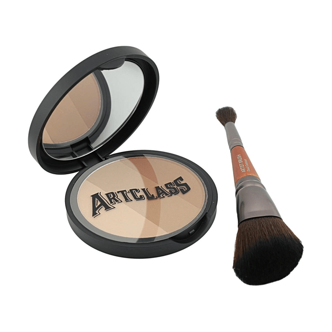 Ensemble d'ombrage Artclass By Rodin Expert #01 Classique 0,33 oz 【Ombrage tricolore】【Contourage 3D】【Avec pinceau de contour double】