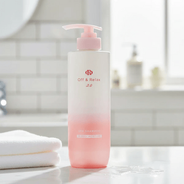 日本OFF&RELAX 2.0水感焕活洗发水 莹润保湿柔顺 温泉水美肌菌 水光蓬蓬瓶 460ml