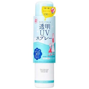 Clear & Dry-touch Sunscreen Spray SPF 50+ PA++++ 150 G, Good For 1 Year-old Or Older.