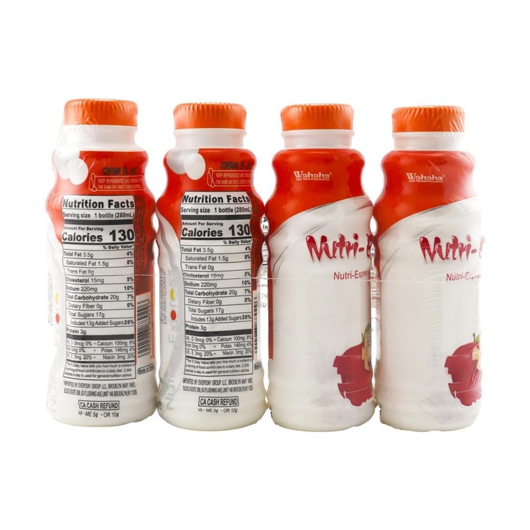 ニュートリエクスプレス アップルミルク - フルーティーミルクソフトドリンク、4本* 9.47液量オンス 3