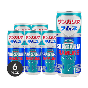 Ramune Soda Original 8.45 fl oz *6【6 瓶】【經典原味】【清爽碳酸飲料】