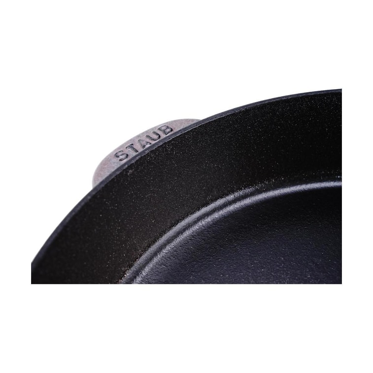 法国STAUB珐宝 铸铁煎锅平底锅 炒菜煎牛排锅 丁香紫色 11" 9