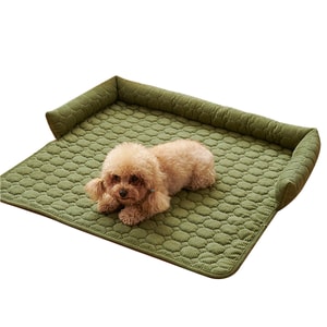 New Pet Bed Thickened Anti Cat Scratching Pet Sofa Cushion Green F