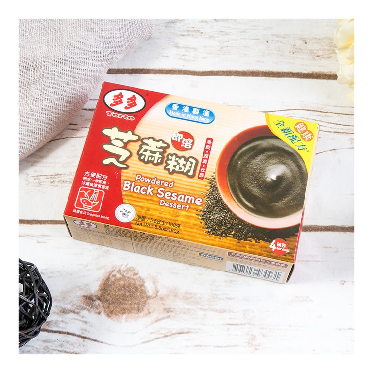 香港多多TORTO 即溶芝麻糊 160g 4