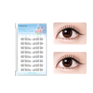 Fake Eyelashes - Girl Group ACE Series 9mm Korean-Style Glue-Free Natural Short ACE Idol 2025 New Light-Colored Eyelashes 1 Box