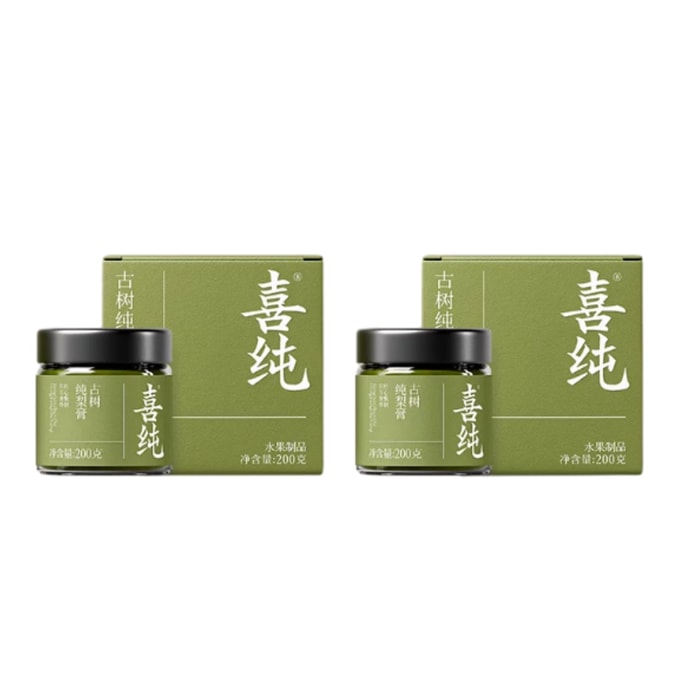 【香港直送】喜純 古樹純梨膏 200g*2 低温熬煮0添加