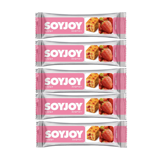 Otsuka Soyjoy Energy Bar Strawberry Flavor 30g  * 5 pieces