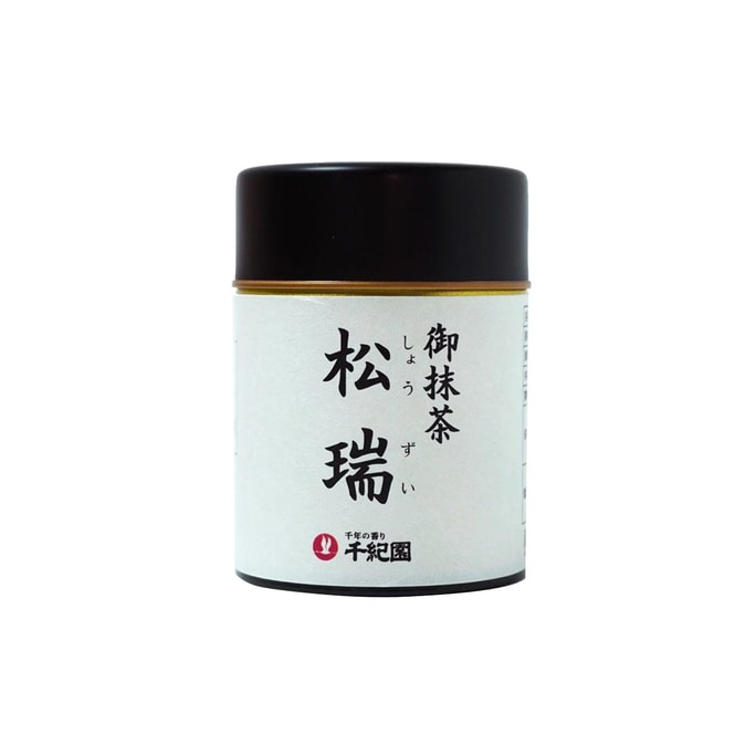 【日本直邮】千纪园 宇治御抹茶粉 松瑞 20g 赏味期4个月