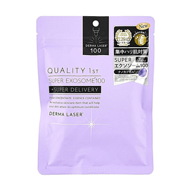 日本QUALITY 1st皇后的秘密The Derma Laser Super 外泌體面膜 緊緻抗老 提拉彈性 改善細紋 3分鐘快速護理面膜 7片