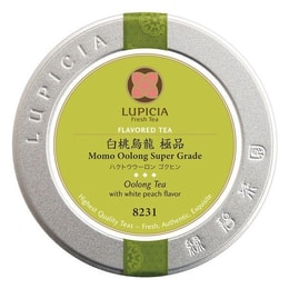 【日本直邮】日本LUPICIA 绿碧茶园 白桃乌龙茶叶 罐装 50g #8231(每单赠茶叶过滤袋1包100枚)