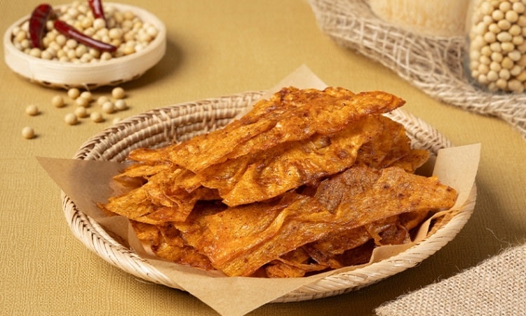 【中國直郵】 米惦 基本豆皮(香辣味) 50克