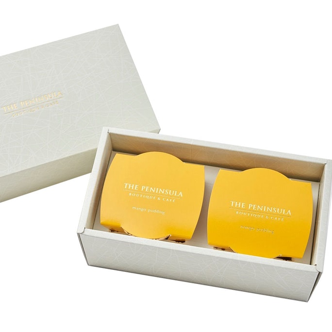Tokyo THE PENINSULA BOUTIQUE & CAFE Mango Pudding 2 Pieces