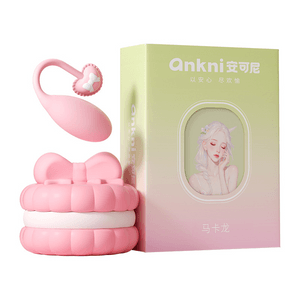 Remote-controlled egg-shaped vibrator for women, wearable during outings, for sexual pleasure, 1 piece, in macaron color.